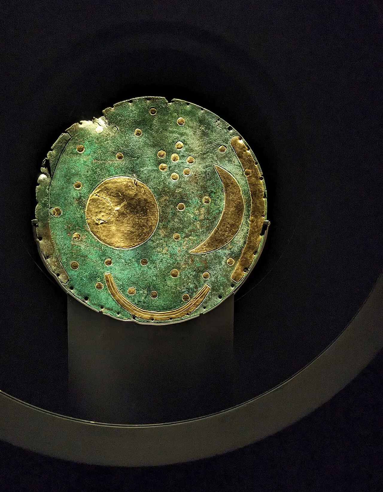 ドイツの博物館が所蔵するネブラの天空円盤の実物